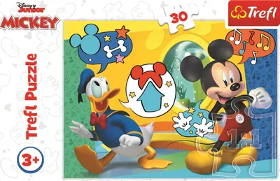 Zdjęcie produktu dla Trefl Puzzle 30 Elementów Myszka Miki - Wesoły Domek Dla Dzieci 3+
