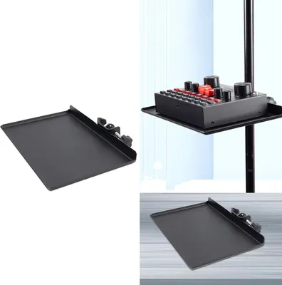 Produktbild von Mikrofonständer mit Soundkartenlade - multifunktionales Stativ - Bühnenzubehör