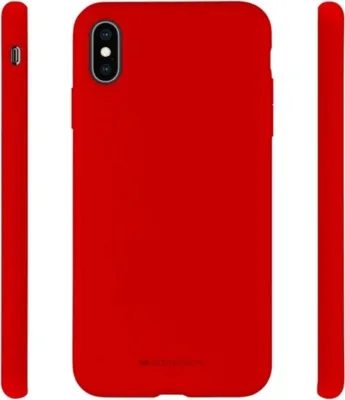 Zdjęcie produktu dla Etui Mercury Silicone do iPhone 15 czerwony