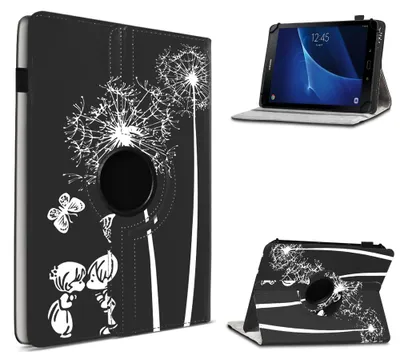 Produktbild von Samsung Galaxy Tab 4 / 3 / 2 10.1 Tablet Hülle Tasche Schutzhülle Case DrehbarFarbe 360 Uni:Motiv 9