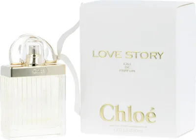 Obrázek produktu pro Chloé Love Story, Ženy, 50 ml, Nedoplnitelná lahvička, Neroli, Neroli, Jasmín, Pomerančový květ