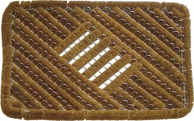 Image de HAMAT paillasson brosses coco naturel coco/acier - 3401392005