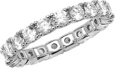 Productafbeelding van Eternity-ring voor dames, zilver 925, met zirconiumoxide, maat 57 (18.1); TRS22475RSP