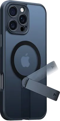 Produktbild von Torras Pstand Spin Hülle für iPhone 16 Pro, schwarz