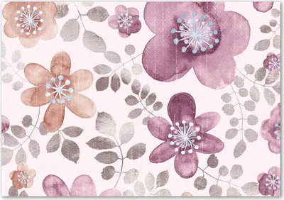 Produktbild von Tulup® Glas-Bild - 100 x 70 - Wandbild aus Glas - Wandkunst - Wandbild hinter gehärtetem Sicherheitsglas - Blumen & Pflanzen - Blumenmuster - Lila