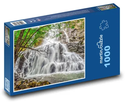 Obrázek produktu pro Puzzle 1000 Vodopád v lesním světě - martinpuzzle