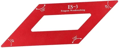 Image de Inovra - Équerre en aluminium - Équerre d'angle - Pour la menuiserie - Outil de traçage - Résistant à l'usure - Résistant à la corrosion