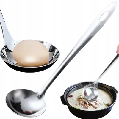 Produktbild von Edelstahl Suppenkelle Löffel für Suppen Saucen Küche