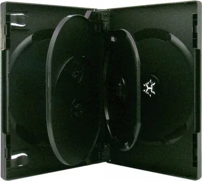 Produktbild von 10 XLayer 5fach 5er DVD CD Box Hüllen black