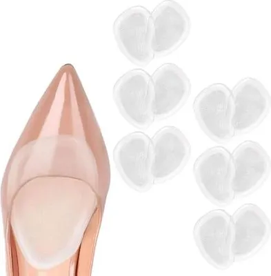 Produktbild von 6 Paar Ballenpolster Vorfuß, Anti Rutsch Schuheinlagen für Gelpolster Vorfußpolster Fersenschutz High Heels Schuhpads Einlegesohlen Reduziert Schmerzen