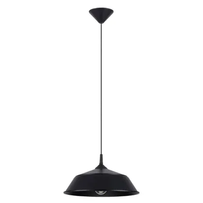 Zdjęcie produktu dla Lampa wisząca FRIKA czarna 1xE27 15W stal 74x34x34cm Sollux Lighting