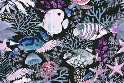 Produktbild von Digitaldruck-Tapete Underwater 1 livingwalls (1036318)