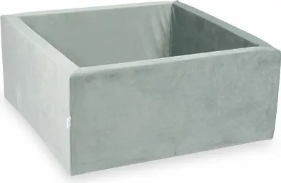 Produktbild von Bällebad 90x90x40 samtgrau – Ohne Bälle / Ohne Bälle