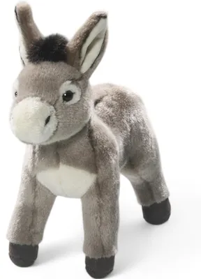 Immagine prodotto di Carl Dick asino grigio in piedi, peluche, peluche lungo circa 25 cm, alto 23 cm peluche, peluche, peluche 3621
