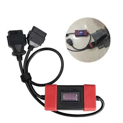 Produktbild von Lkw-Konverter, 24V auf 12V, kompatibel mit OBD2-Diagnosoftware, Rot