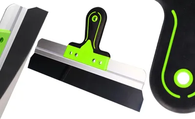 Immagine prodotto di Spatola in acciaio inossidabile, dimensioni 350 x 60 mm – Ideale per lavori di intonaco e pittura