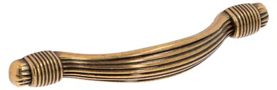 Obrázek produktu pro Madlo na nábytek vyrobené z zinkového slitinového materiálu (zamac), rozteč otvorů 96 mm, oválný tvar
