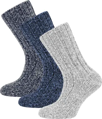 Produktbild von normani 3 Paar Kinder Norwegersocken mit Schafwolle