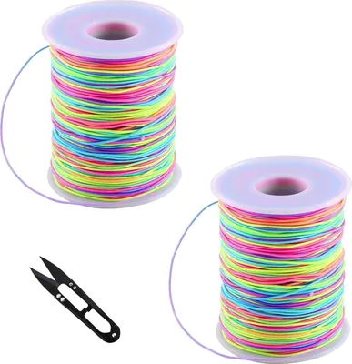 Produktbild von 2er Elastisches Faden Gummiband Fš¹r Armband Schmuck Halskette Basteln