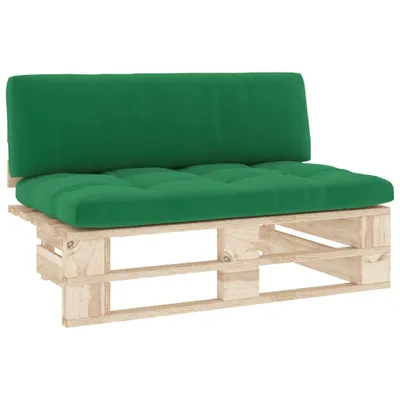 Produktbild von vidaXL Outdoor-Mittelsofa Paletten Imprägniertes Kiefernholz