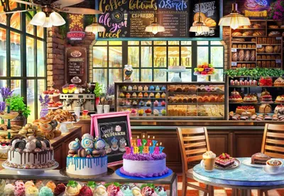 Zdjęcie produktu dla Puzzle Bluebird, seria "Puzzle", motyw piekarni, 1000 elementów, dla dorosłych