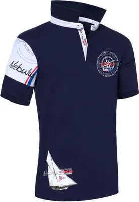 Zdjęcie produktu dla Nebulus Poloshirt DEEP BLUE Herren, Koszula, Bluza, Polo, Q2353 - Herren, granatowy, XXL