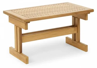 Produktbild von Hoher Garten-Couchtisch Moderner Stil Beigefarben Holz Zeitschriften