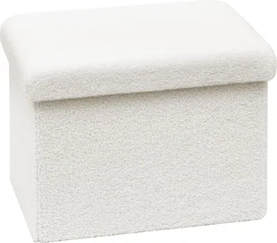 Produktbild von Fluweelnerzitkoffer mit Aufbewahrungsraum - falten - weiß - 42 x 32 x 32 cm