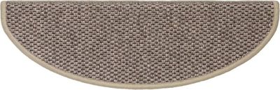 vidaXL Samolepiace rohože na schody Sisal 15 ks 65x21x4cm Tmavo béžová