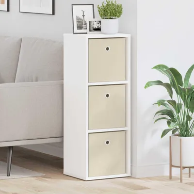 Image de Maison Exclusive - Buffet à tiroirs blanc 30,5 x 27 x 84,5 cm