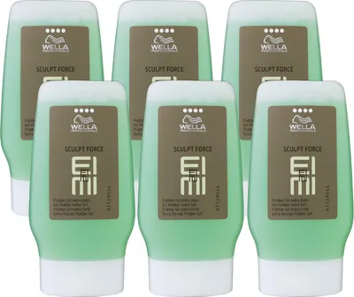 Produktbild von Wella Eimi Sculpt Force Flubber 6 x 125 ml Haargel Set