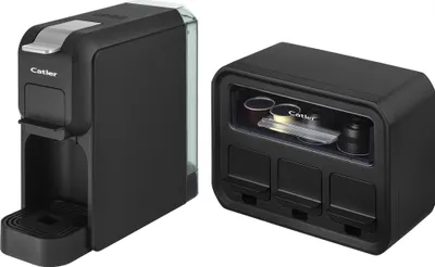 Produktbild von Kaffeemaschine ES 721 Porto B Multi-Kapselsystem für Nespresso, Dolce Gusto & Cafissimo 1150W 15 bar 26,5x11,5x27 cm