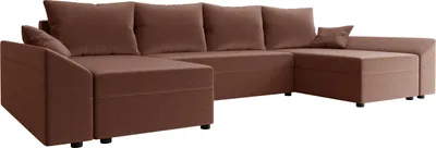 Produktbild von MIRJAN24 Ecksofa Dante U, Eckcouch, Couch mit Bettkasten und Schlaffunktion, U-Form, Wohnzimmer (Farbe: Kronos 29)