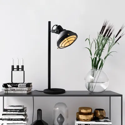 Produktbild von Opviq, Spoly 13801 - Gold, Schreibtischlampe, METALLKÖRPER, Gold, 58 x 28 x 18 cm