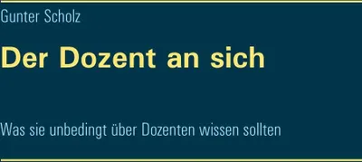 Produktbild von Der Dozent an sich