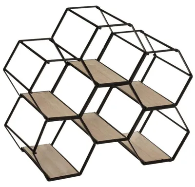 Produktbild von Atmosphera Weinregal - Metall - 6 Flaschen - schwarz - 30 cm