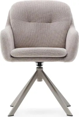 Produktbild von Drehstuhl Lexa 59 x 83 x 60 cm Stahl Chenille Beige