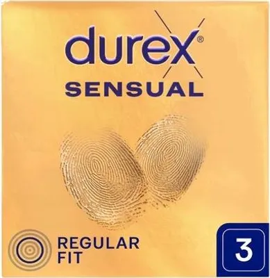 Obrázek produktu pro Kondomy Durex Sensual No Latex, 3 kusy