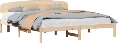 Obrázok produktu pre Rám postele Prírodná 180 x 200 cm Masívne borovicové drevo