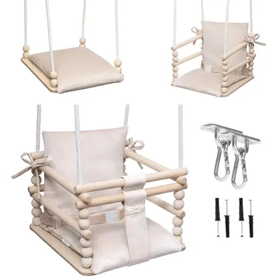 Immagine prodotto di MAMOI Altalena bambini 3in1 con cintura di sicurezza, altezza regolabile, altalena per la casa, struttura stabile, facile montaggio