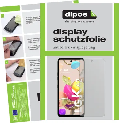 Produktbild von 2x Schutzfolie für LG K42 matt Displayschutzfolie Folie Display Schutz dipos