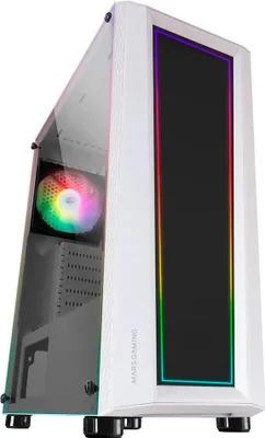 Produktbild von Mars Gaming MC-ART FRGB gehärtetes Glas USB 3.0 Weiß