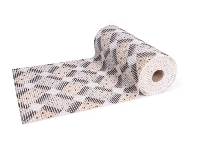 Zdjęcie produktu dla SOFT FROOM MAT METERWARE Mosaic Cappuccino MATA PODŁOGOWA DO ŁAZIENKI - 21 ROZMIARÓW 14 Modeli (65x150 cm)