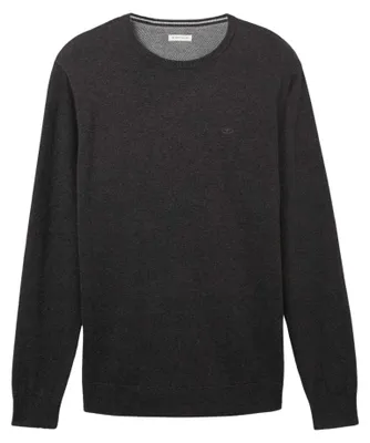 Obrázek produktu pro Tom Tailor – pánský svetr, bavlna NA895 (3XL) (šedý)