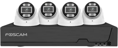 Productafbeelding van Foscam FN 9108 E T4 2T, zwart/wit, FN9108E, 8-kanaals NVR, 4x T5EP camera