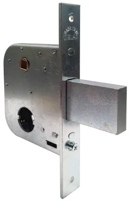 Productafbeelding van Slot voor hekken en deuren van staal, met een enkelvoudige vergrendeling, model WELKA 07545000