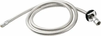 Produktbild von Sapho Durchführung eckig, inkl. Schlauch F1/2"-M3/8", Chrom