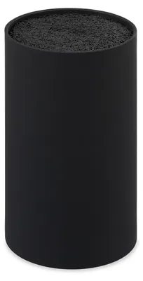 Produktbild von Relaxdays Messerblock unbestückt mit Borsten, ohne Messer, für 8 Messer aller Art, Messerhalter HD 18x11 cm, schwarz