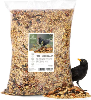 Produktbild von Futtertraum Bodenfresser Mix 5kg - Premium Naturfutter für Wildvögel