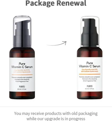 Obrázok produktu pre PURITO Čisté sérum na tvár s vitamínom C 5% kyselina askorbová 60 ml